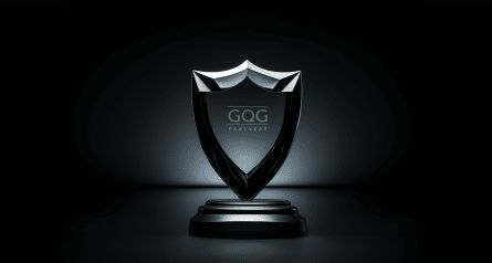 Trophy with GQG in the middle